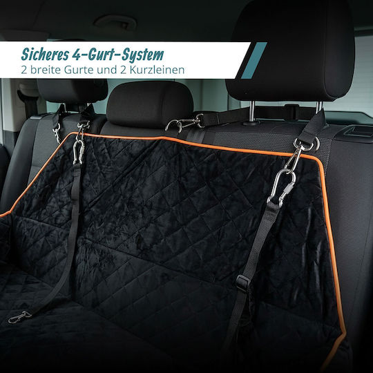 Relaxdays Scaun Auto pentru Câini Negru