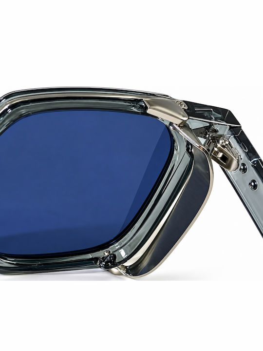 Ghetto Unisex Sonnenbrille Smoky Transparent / Dunkelblau