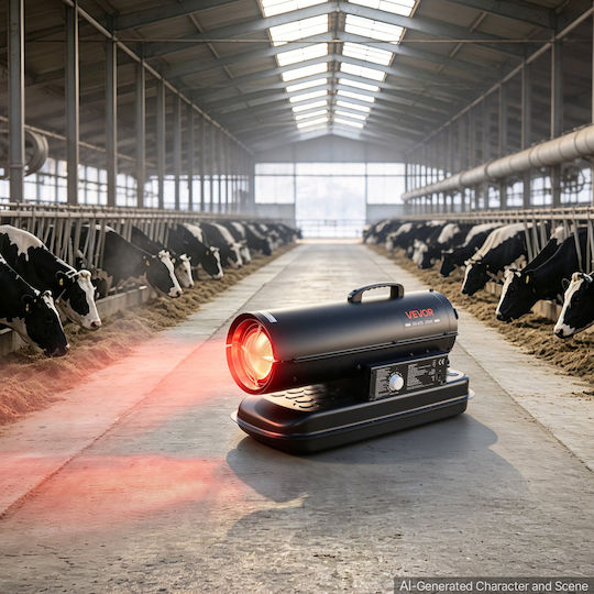 Smart Aerotermă industrială pe motorină 20 kW