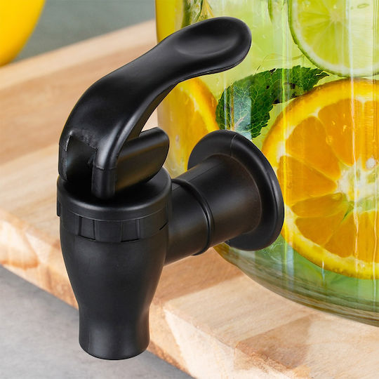 Black Tap Beverage Jar
