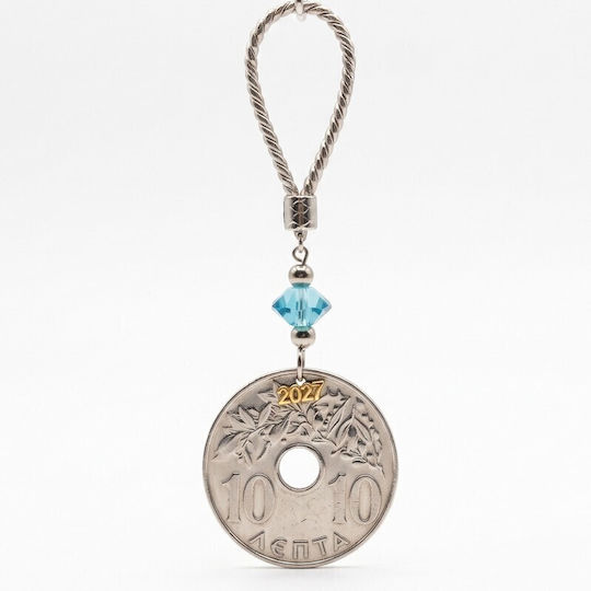 Grekas Hanging Home Lucky Charm Light Blue Crystal 16cm