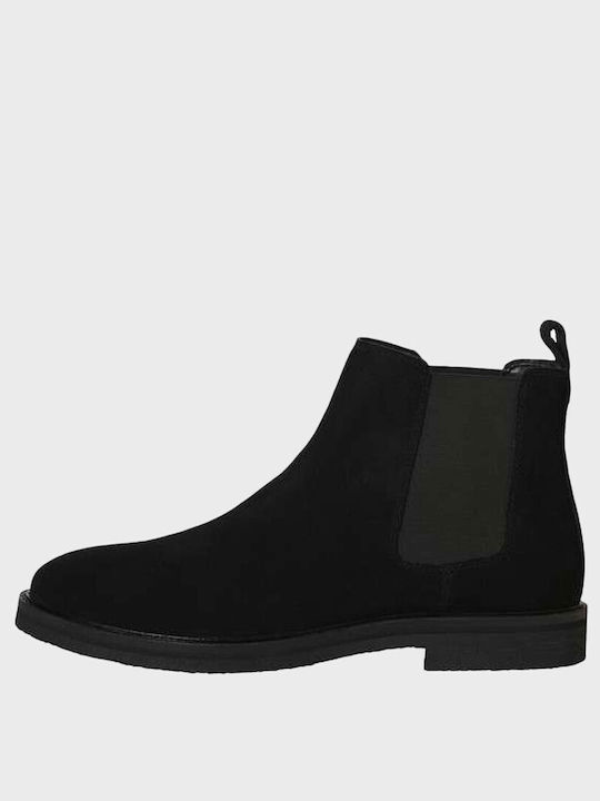 Jack & Jones Jfwlisbon Велурени Черни Челси Боти