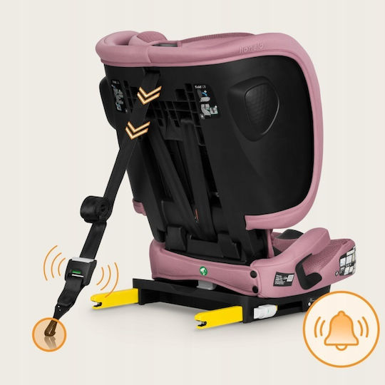 Lionelo Nelly i-Size Car Seat with Isofix Pink Mauve 9-36 kg