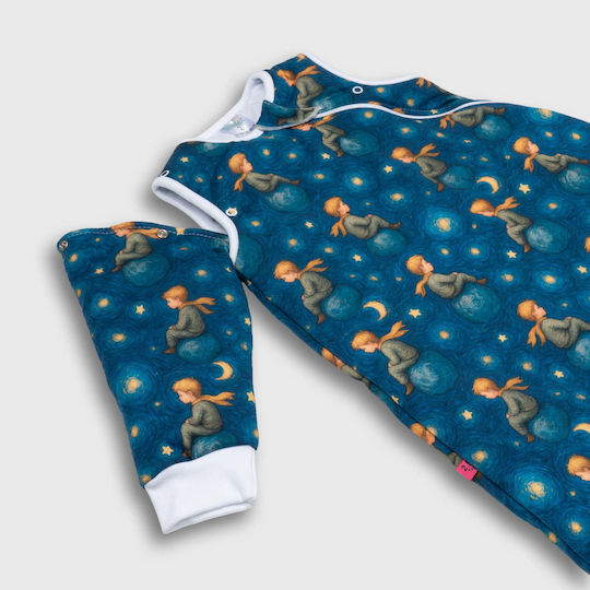 Tender Winter Baby Sleeping Bag Eco Marble 2.5 Tog Sky Blue with Detachable Sleeves