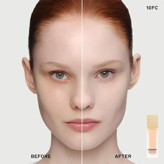 Burberry Beyond Wear Perfecting Matte Foundation, Farbton: Light Cool 040, 30 ml, flüssige Foundation mit mattem Finish, Light Cool 040, 30 ml