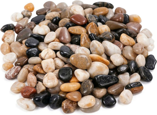 Relaxdays Decorative River Stones 10054002_9337 Natural Material 20–40 Mm Multicolored 2 Kg
