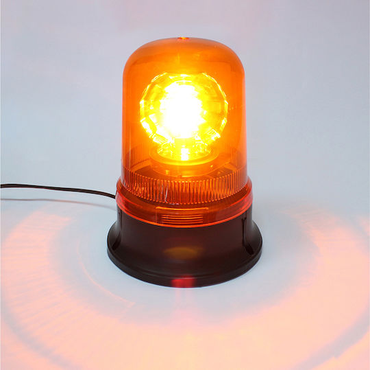 Въртяща се сигнална лампа 12V Кехлибарена 3-болтов монтаж Tr 503