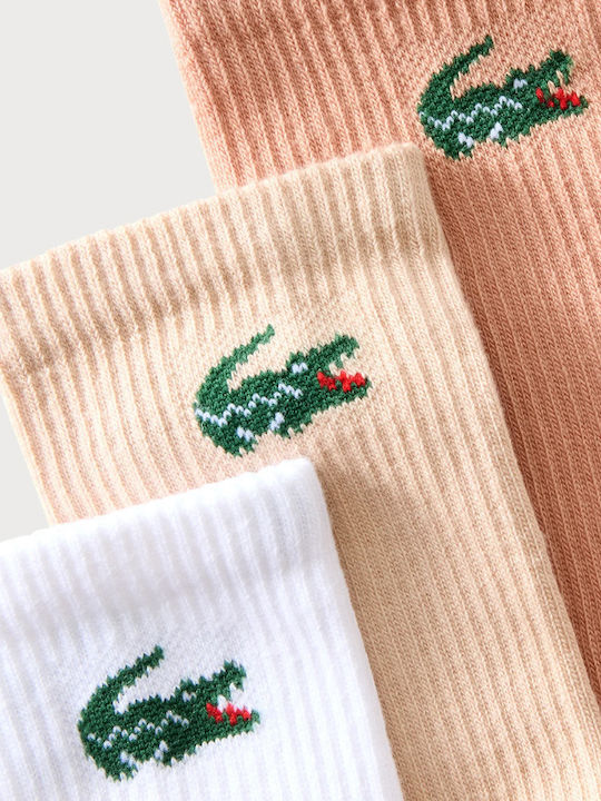 Lacoste Weiße Damensocken 6er-Pack