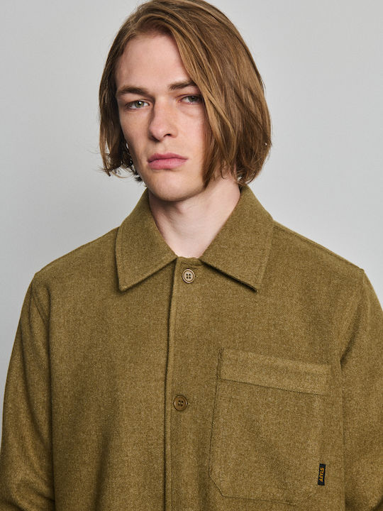 Adrian Overshirt cu Mâneci Lungi Honey