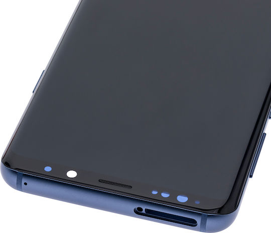 Oled Assembly Frame Samsung Galaxy S9 Plus Service Pack Coral Blue