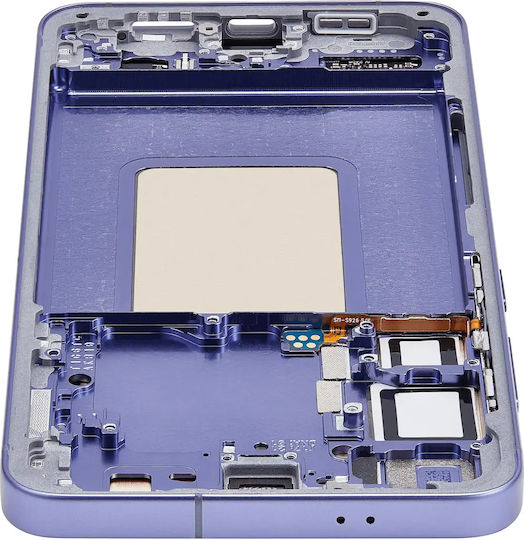 Ansamblu OLED Cu Ramă Samsung Galaxy S24 Plus 5G Versiunea SUA și Internațională Aftermarket Plus 120 Hz Violet Cobalt