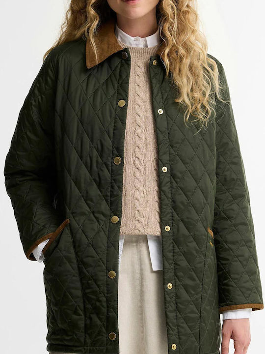 Barbour Icons Modern Liddesdale Damenjacke für den Winter Olive/classic