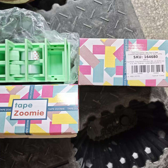 Tape Dispenser Flippy Tape Holder Office School Plastic 15.5 X 7.7 X 7.4 Cm Green