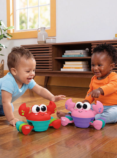 Bright Starts Jucărie pentru Bebeluși Rockin Crawling Crab cu Muzică