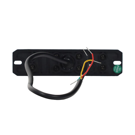 Epbl36 LED Предупредителна Стробоскопична Светлина 13 см 12/24 V