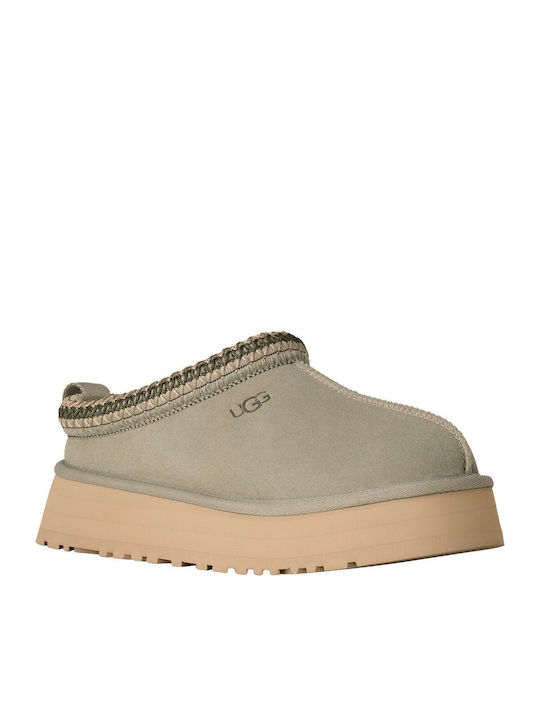 UGG Tazz II Papuci de Iarnă pentru Femei din Piele Întoarsă Turcoaz