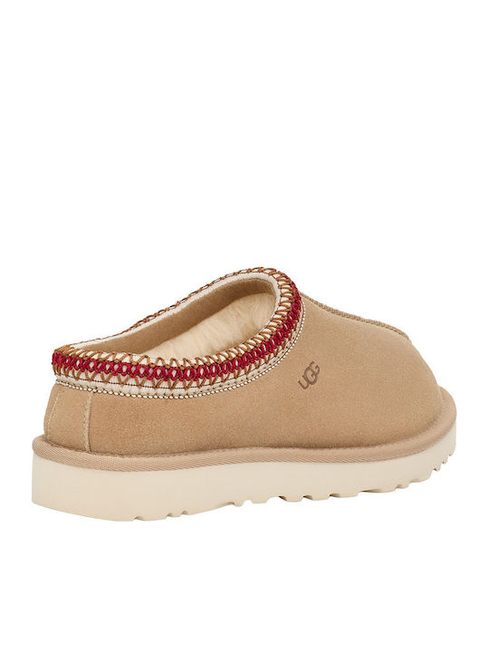 Tasman Suede Χειμερινές Γυναικείες Παντόφλες Κόκκινες