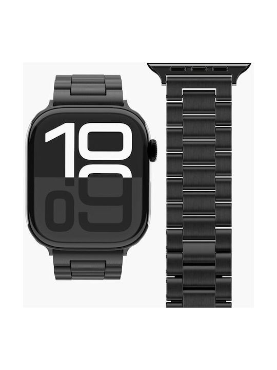 Vonmahlen Link-Armband 2 38 40 41 42 mm Einheitsgröße Schwarz
