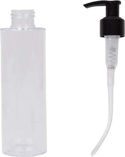 Clear Plastic Bottle with Dispenser Pump 150ml