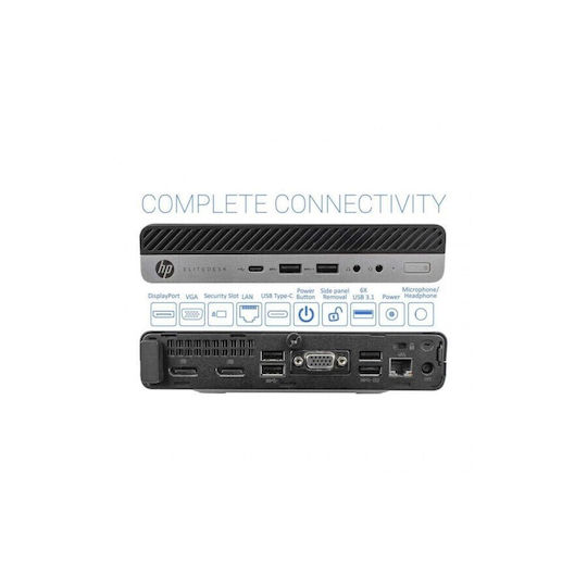 HP EliteDesk 800 G4 Mini Refurbished Grade A (Core i5-8500/8GB/256GB SSD/No OS)