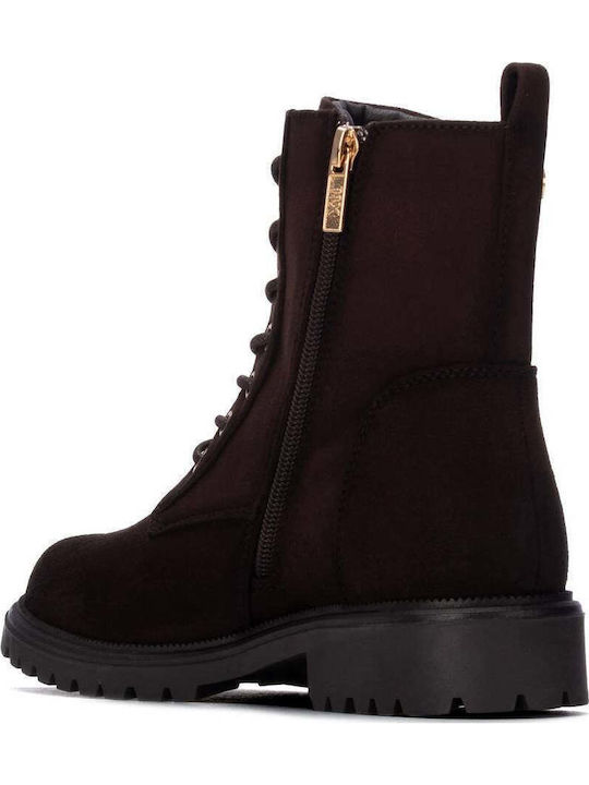 Vegan Suede Γυναικεία Αρβυλάκια Καφέ