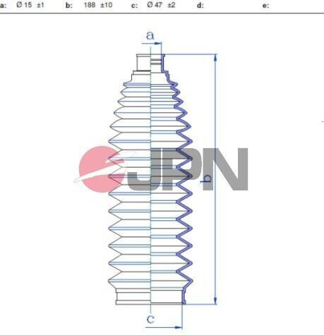 Προστατευτικό Ράβδου Διεύθυνσης Nissan X-trail T30 2.2dci 03 482038h325