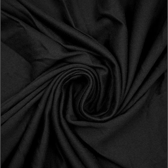 Douceur d'Intérieur Mila Elastischer Überzug für Zweisitzer-Sofa Schwarz 180 cm