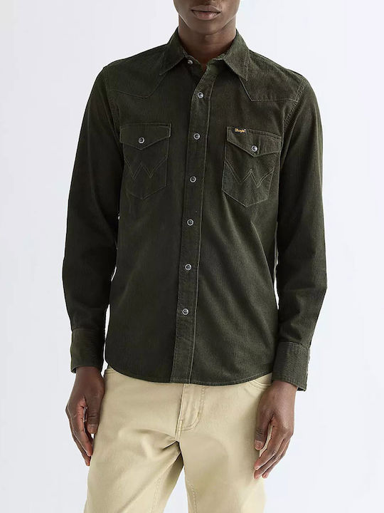 Wrangler Corduroy Shirt Regular Fit Rosin