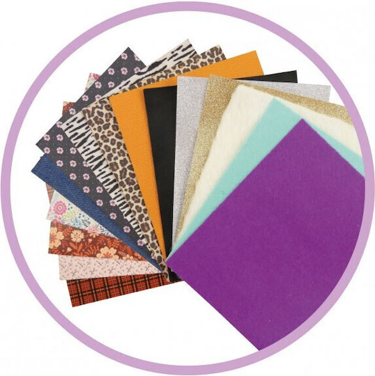 Buki Set de Desen pentru Design Vestimentar cu Materiale Textile și Accesorii pentru Copii de 7+ Ani