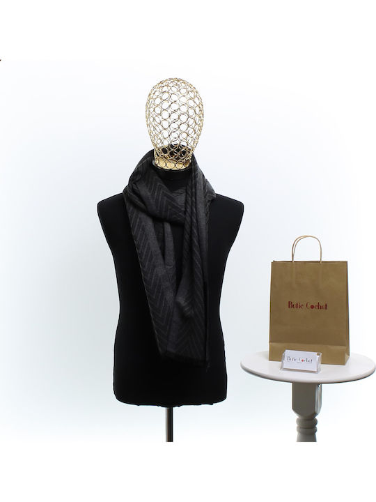 Men’s Grey Cashmere Scarf
