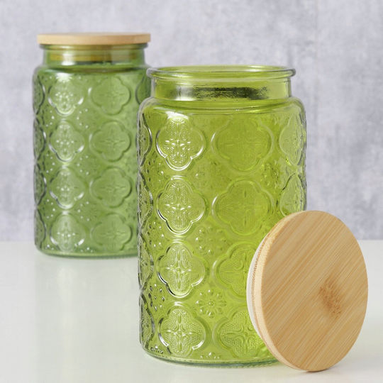 Boltze Imola Universalglas mit Holzdeckel 1000 ml
