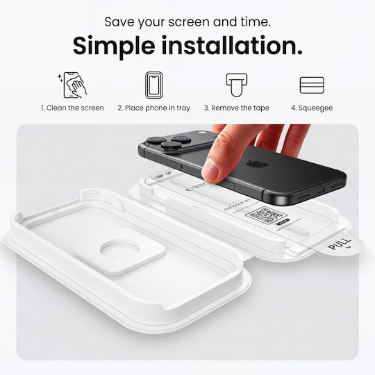 Szkło Hartowane Tech-protect Onetouch Set+ 2-pack Iphone 17 Pro 18 Pro Clear 5906302343072