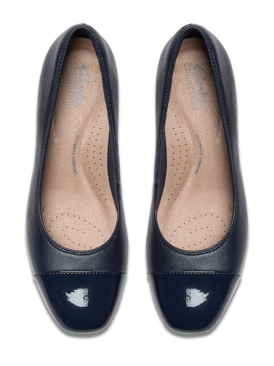 Iridessa May Pantofi cu Toc din Piele Albastru Marin