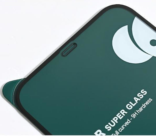 Bear Super Hard Защитно Фолио за Apple iPhone 17e 16e 14 13 Pro 13, Закалено Стъкло, Full Glue, 3D, Черно