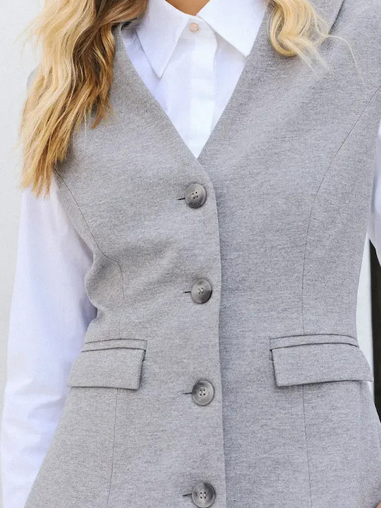 Women's Grey Vest