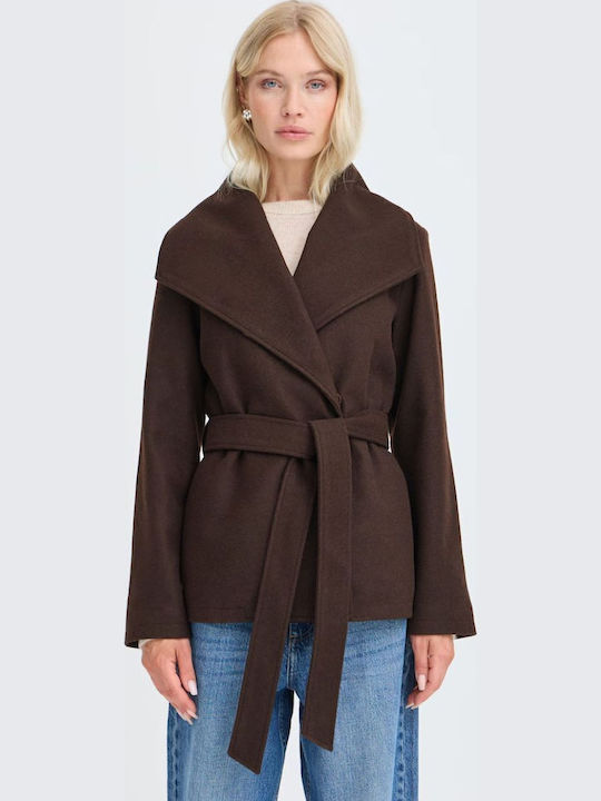 Cardigan de damă maro