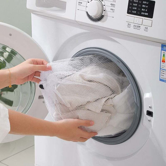 Husă de Protecție pentru Haine și Lenjerii la Spălat în Mașină și Uscat în Uscător Reutilizabilă 60 X 80 Cm Albă Original Deals