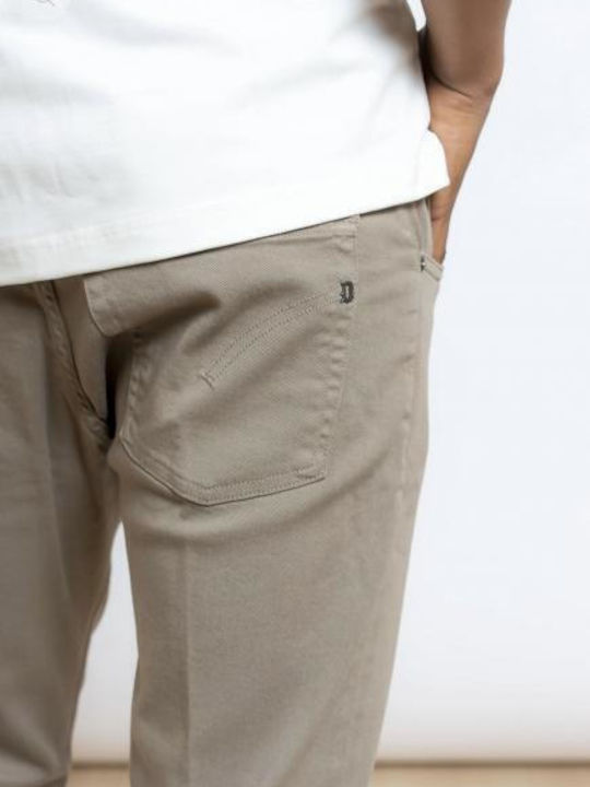 Men's Beige Jeans Trousers