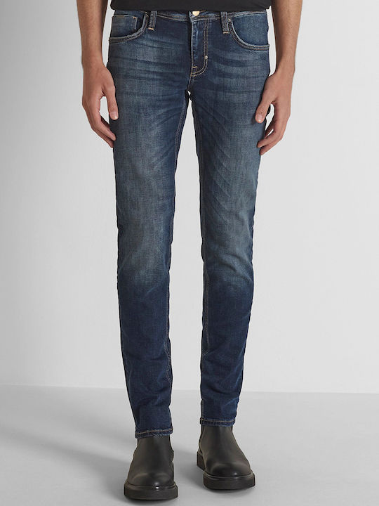 Antony Morato Blugi Elastici Slim Tapered Fit Albastru Denim