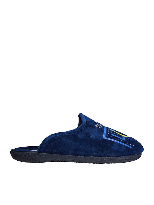 Herren Hausschuhe Blau Anatomisch