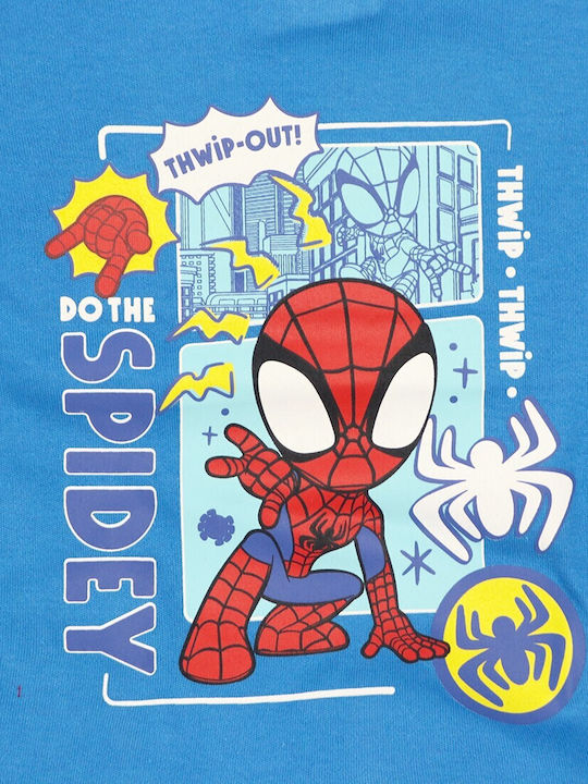 Marvel Kinder-Winterpyjama Rot / Blau