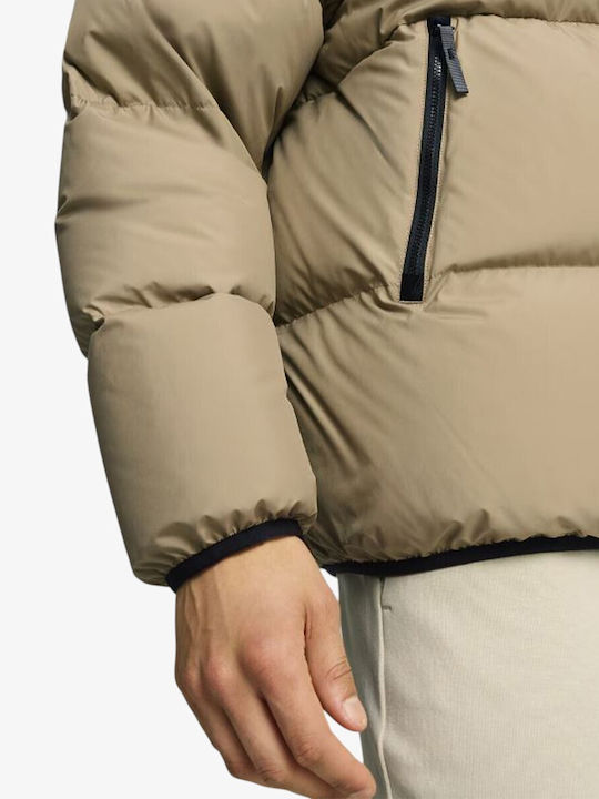 Зимно Пухено Яке Puffer, Ветроустойчиво, Oak Branch Beige