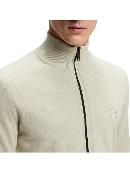 Herren Strickjacke Light Beige