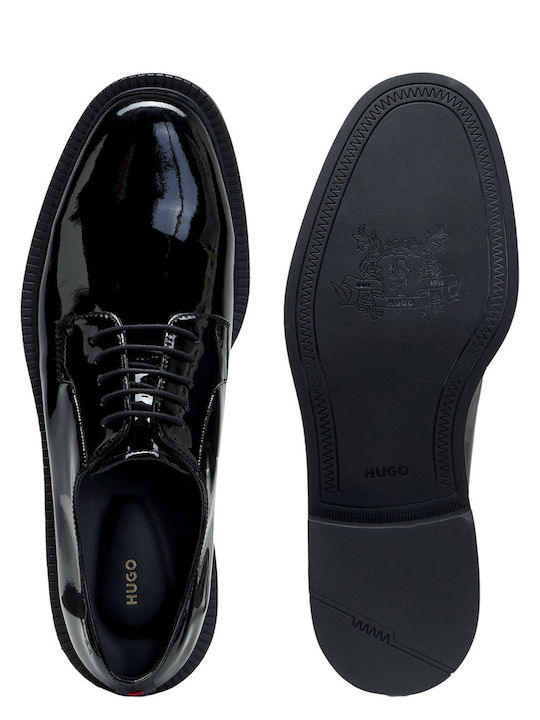 Schwarze Herren-Lederschuhe