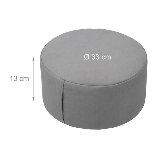 Perna de meditație Relaxdays pentru yoga Gri 13 x 33 cm