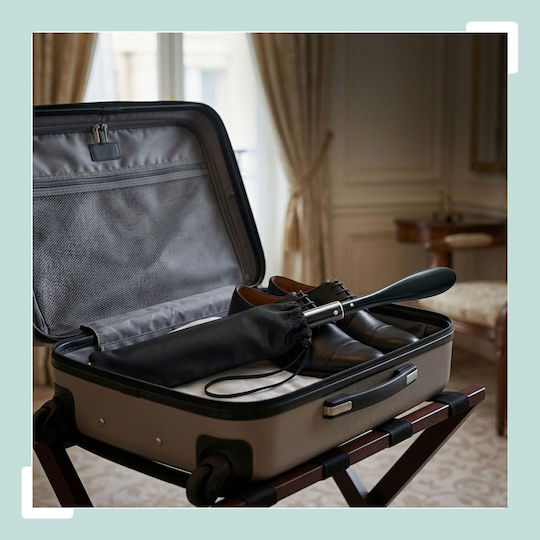 Suport Telescopic pentru Pantofi, Negru, 39 x 3 cm