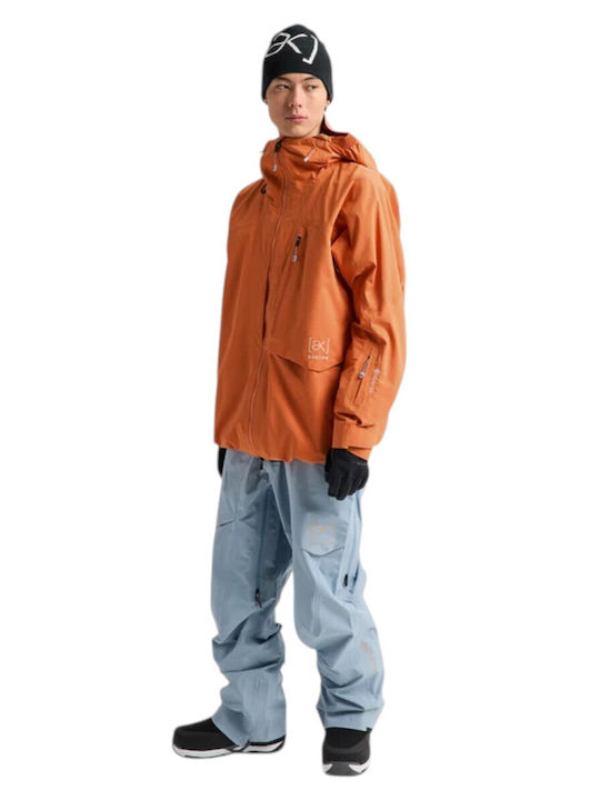Burton Ak Cyclic 3076310E7B Ανδρικό Μπουφάν Gore-Tex για Σκι & Snowboard Πορτοκαλί