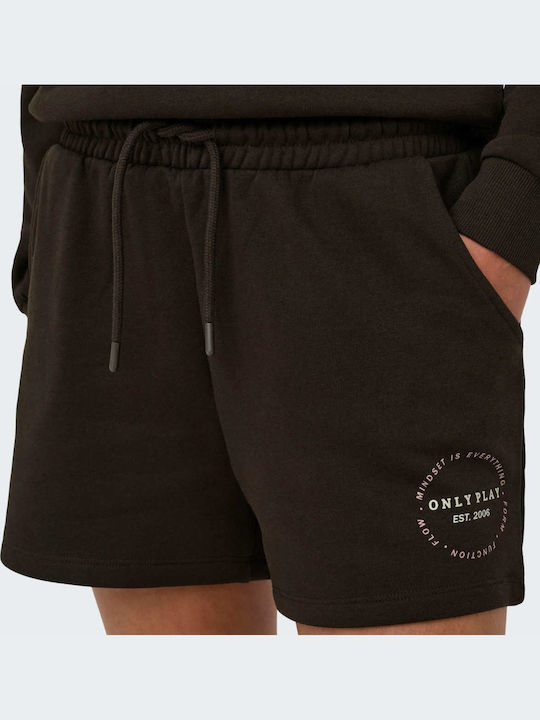 Play Damen High Waist Shorts Braun