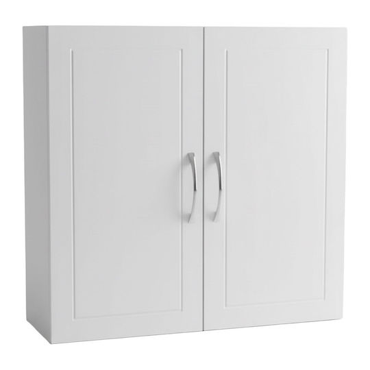 Relaxdays Dulap de Baie 60x18x60cm Alb