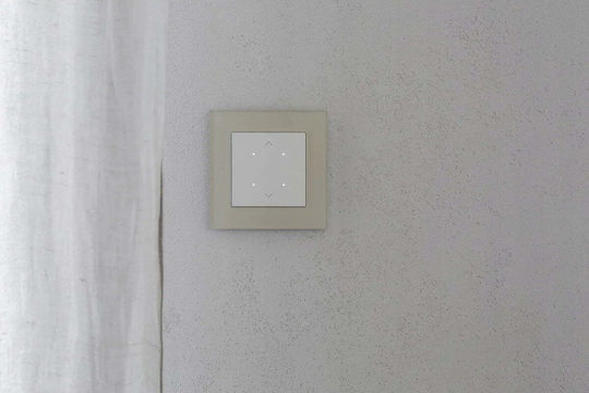Kontakt-Simon Simon 55 Recessed Single Wall Switch without Frame Aller Retour Grey
